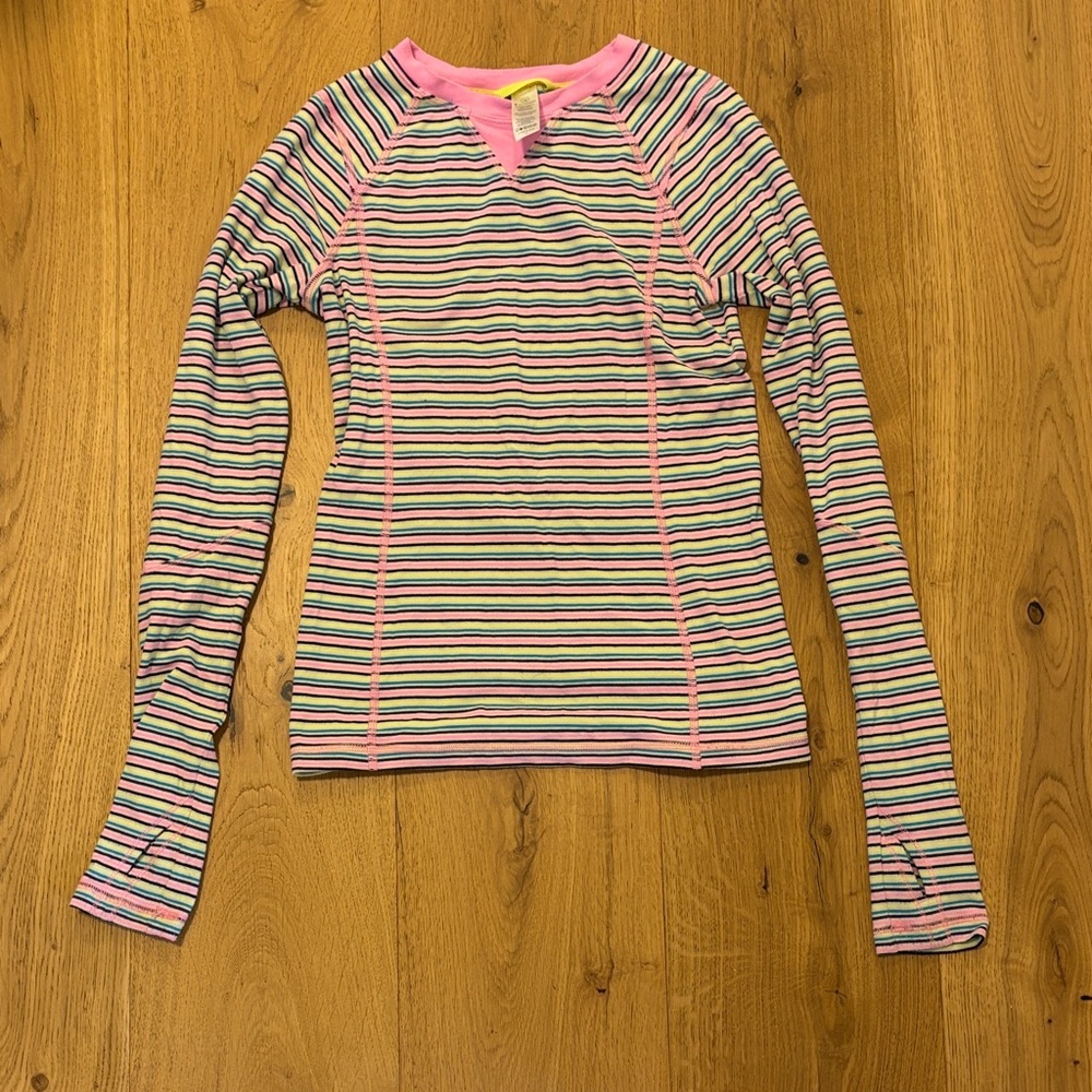 Ivivva Multicolor Striped Long Sleeve Tee